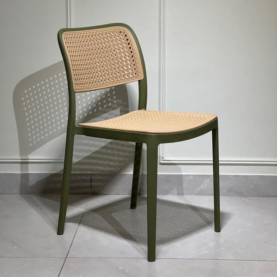 Ivory Weave Accent Chair