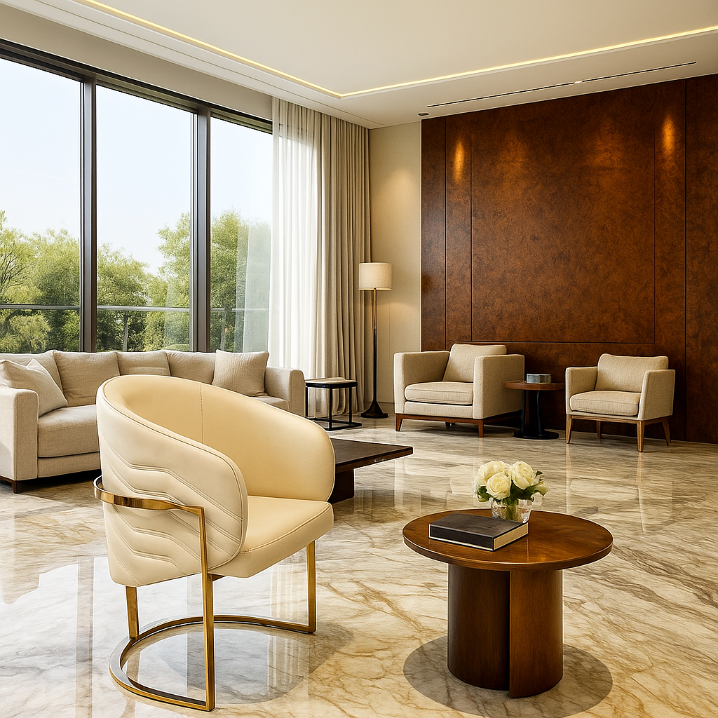 Elysian Arc Accent Chair