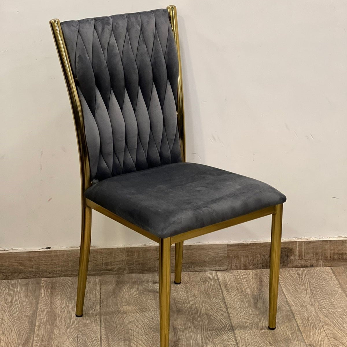 Emerald Crest Velvet Dining Chair
