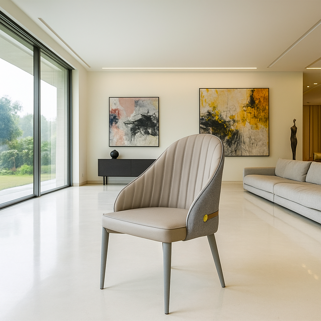 Celeste Champagne Dining Chair