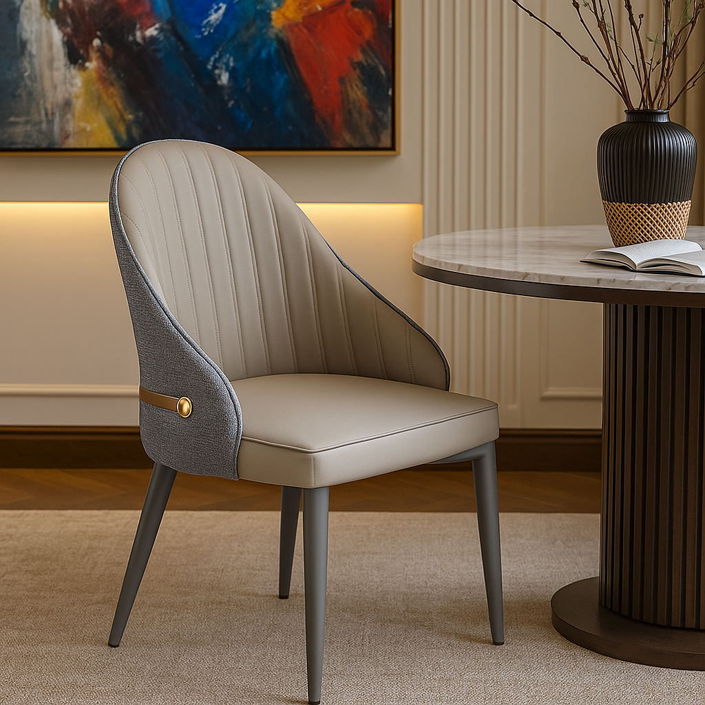 Celeste Champagne Dining Chair
