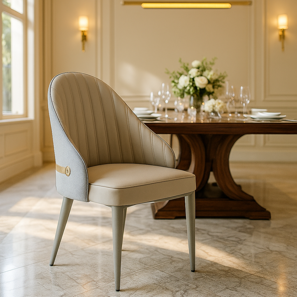 Celeste Champagne Dining Chair