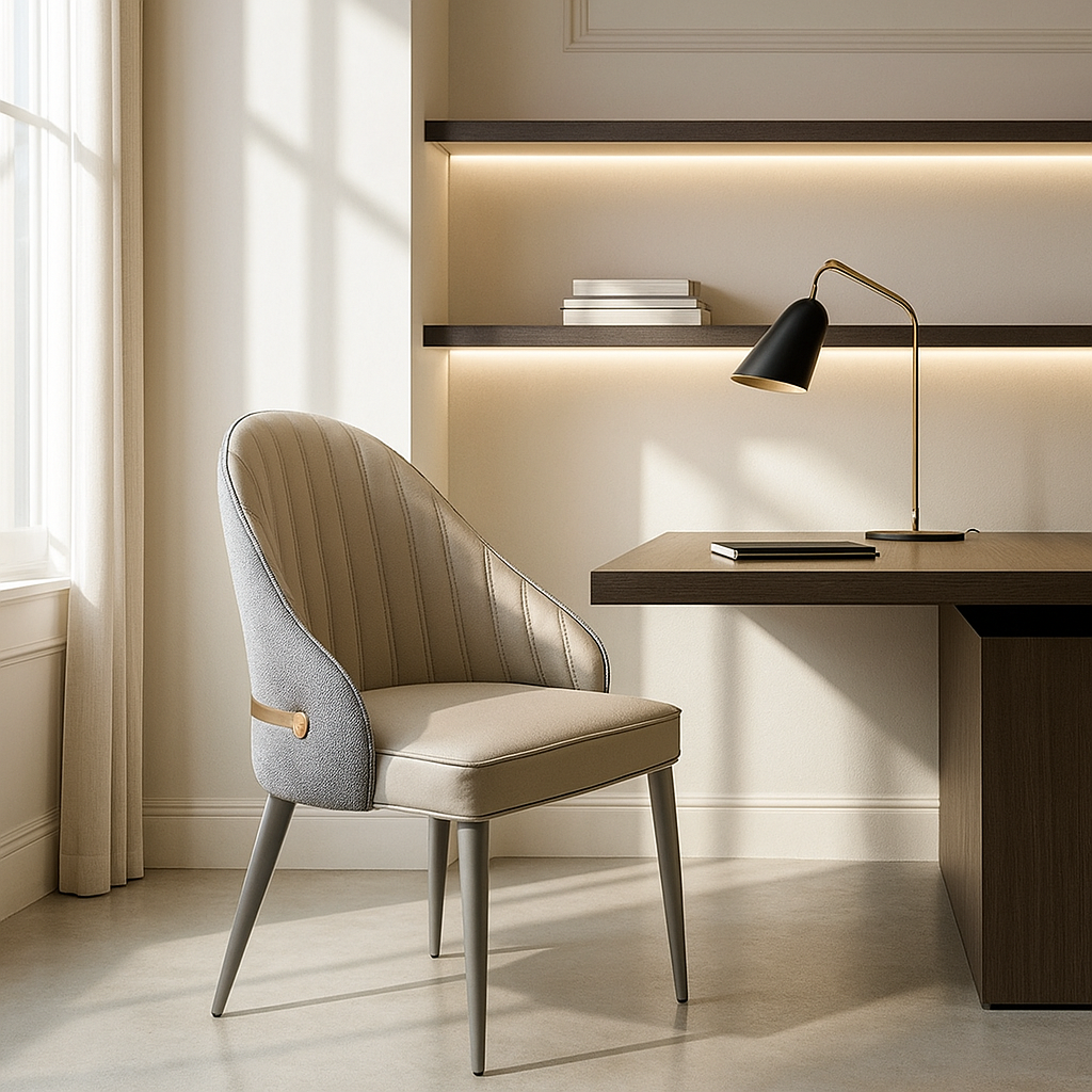 Celeste Champagne Dining Chair