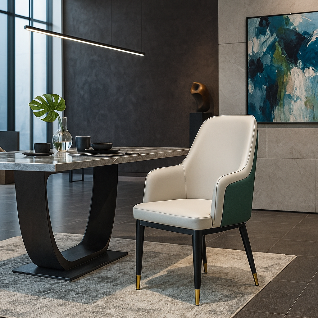 Aurelia Rouge Designer Dining Chair