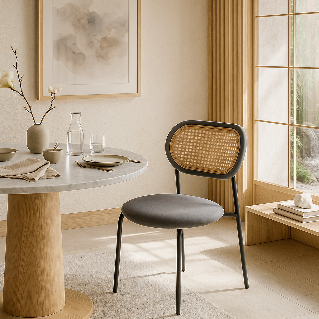 Siena Cane-Back Accent Chair