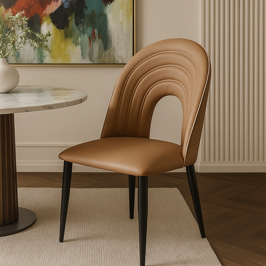 Arco Camel Designer Dining Chair