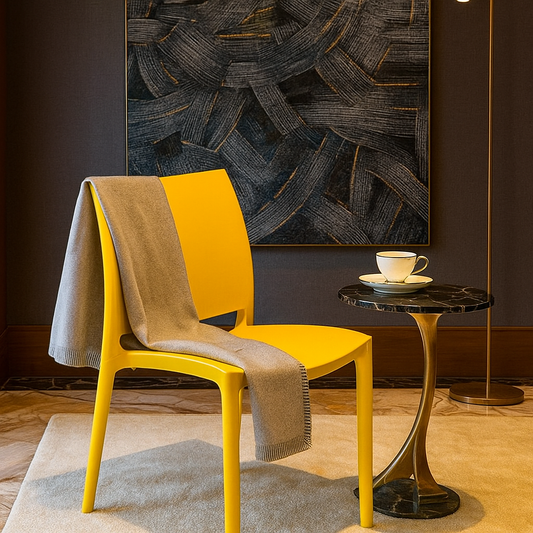 Solara Yellow Accent Chair