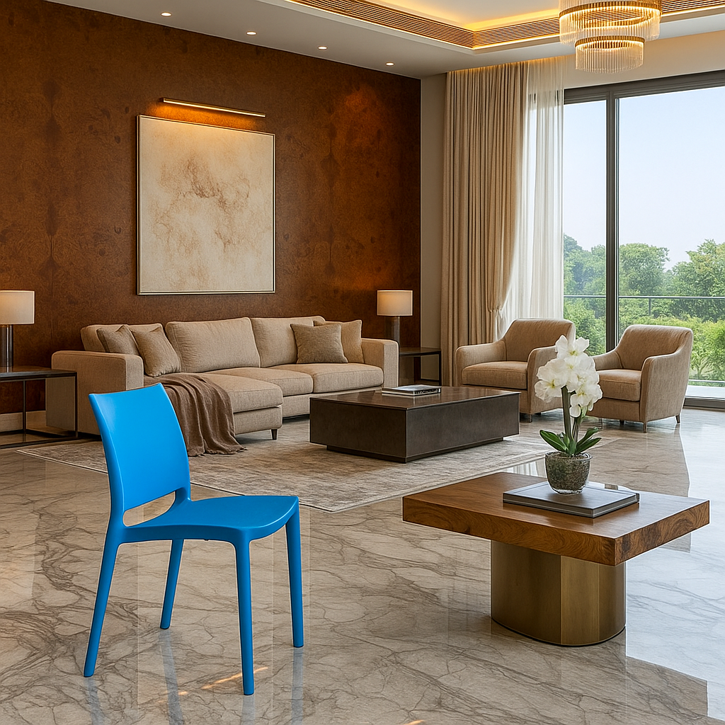 Solara Yellow Accent Chair