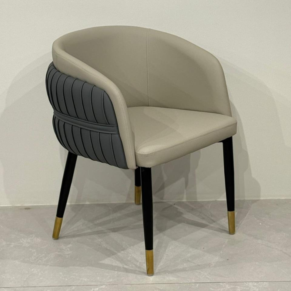 Brune Flute Designer Dining Chair