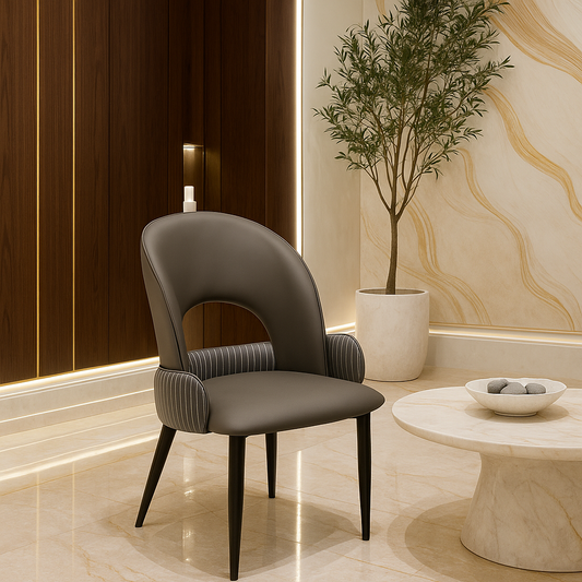 Elan Stripe Designer Dining Chair