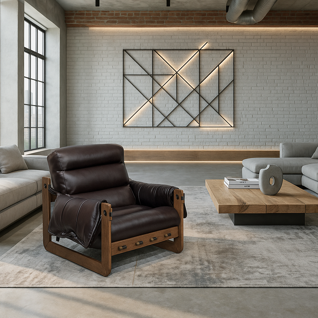 Valdino Timber Luxe Leisure Lounge Chair