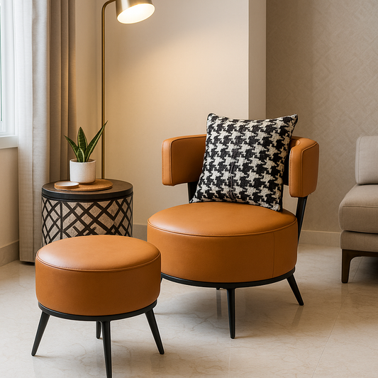 Sedia Velluto Leisure Lounge Chair