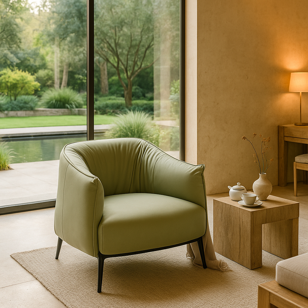 Luxora Leather Lounge Chair