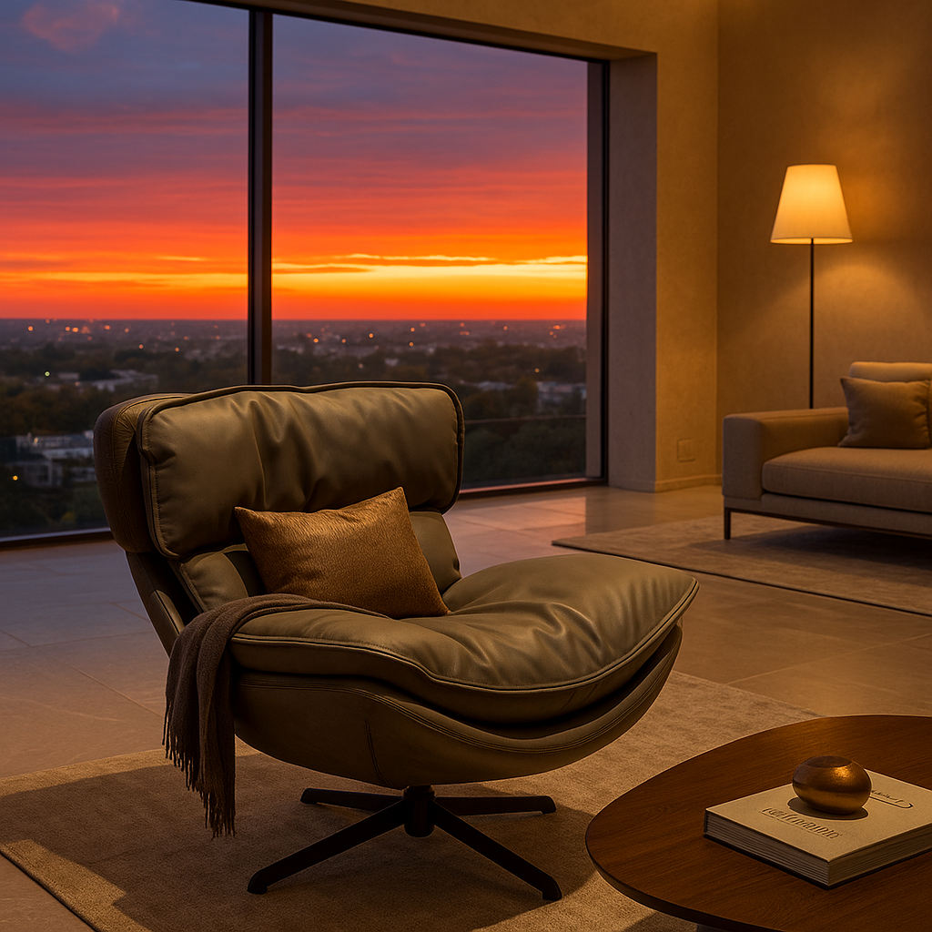 Luxe Swivel Lesiure Lounge Chair