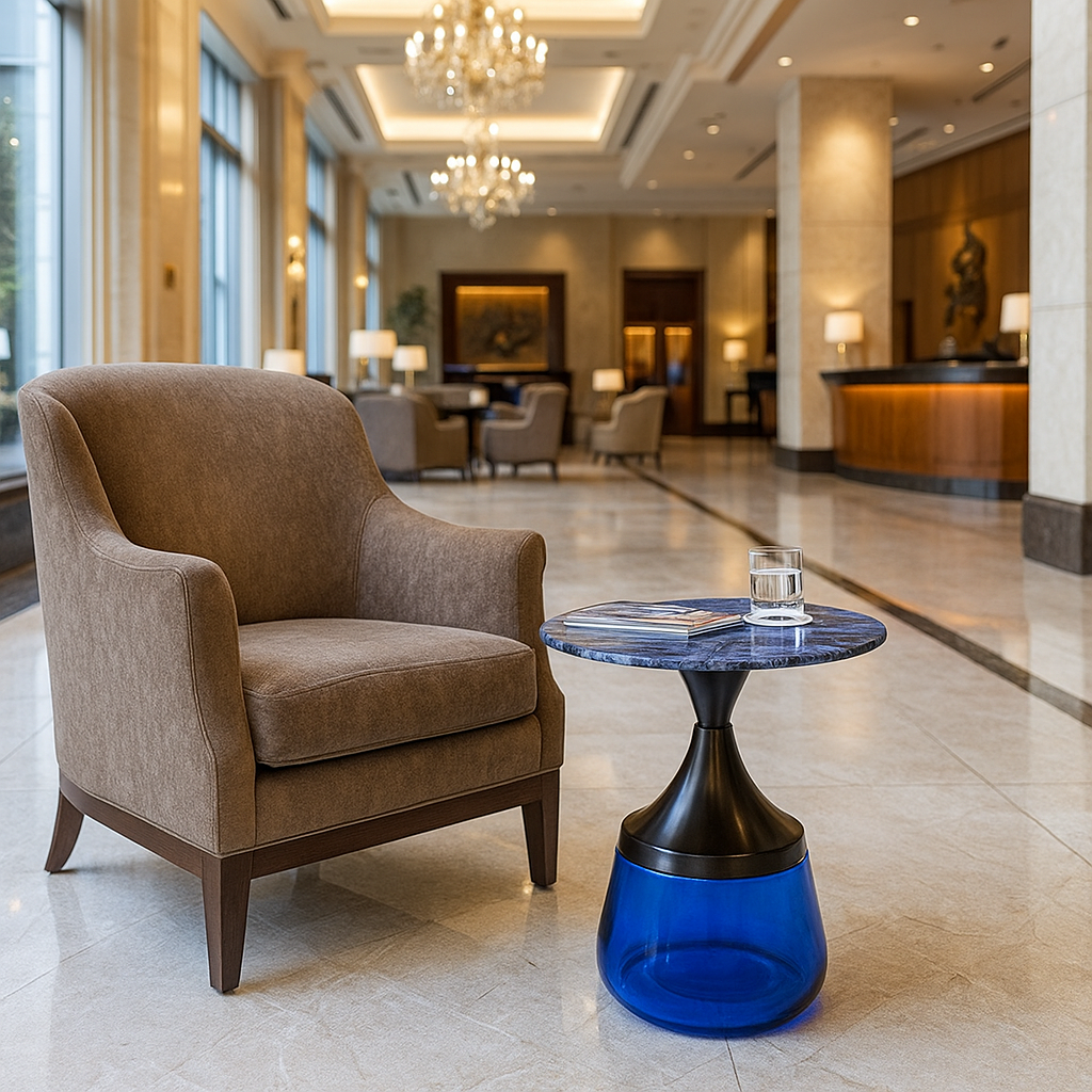 Sapphire Mist Side Table