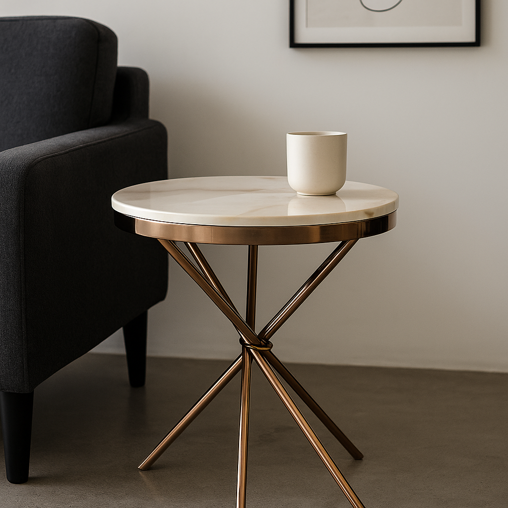 Roselle Crest SideTable