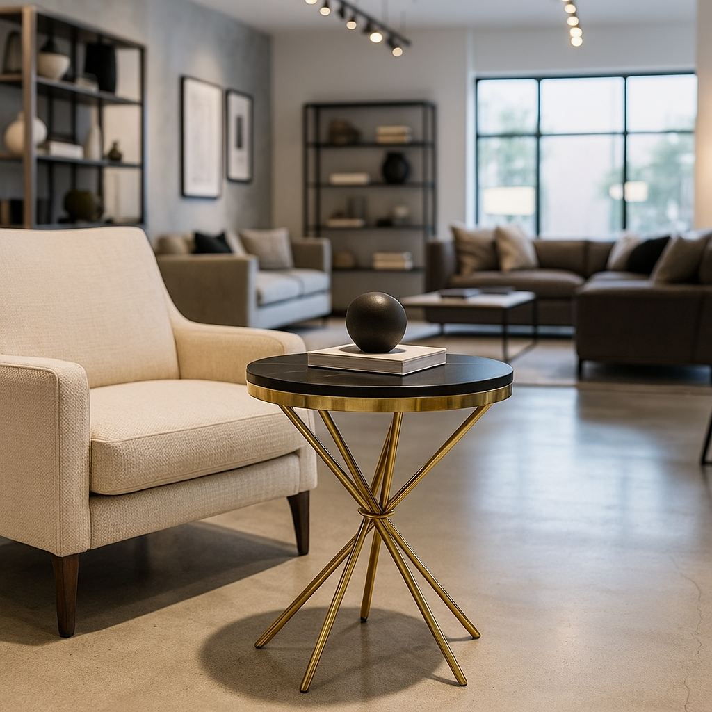 Roselle Crest SideTable