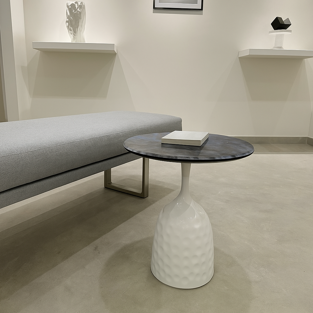 Lunar Frost Side Table