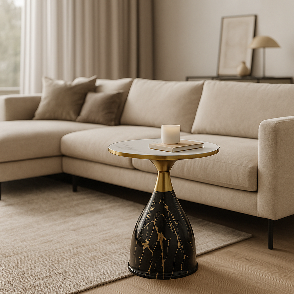 Aurelia Noir Side Table