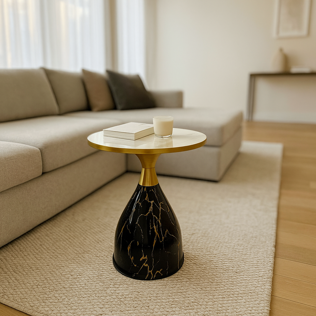 Aurelia Noir Side Table