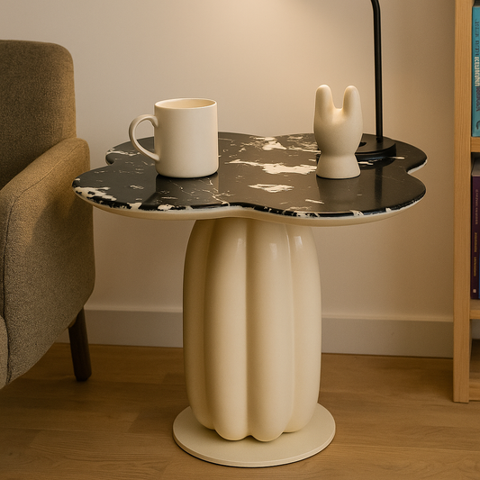 Wavy marble table
