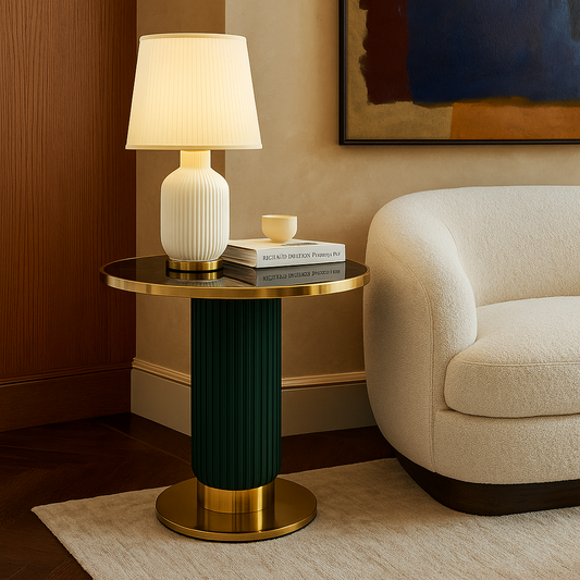 Gold Edge Side Table