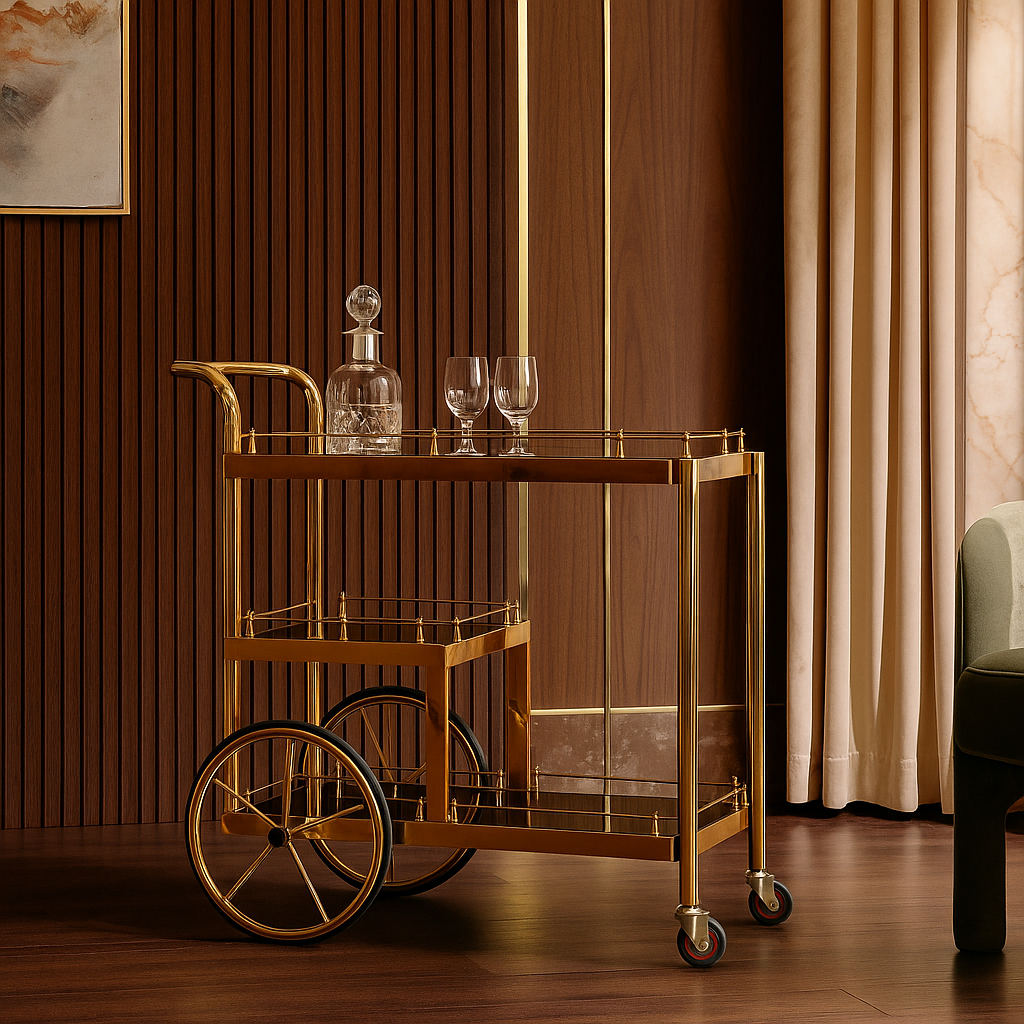 Orvante Gold Bar Trolley