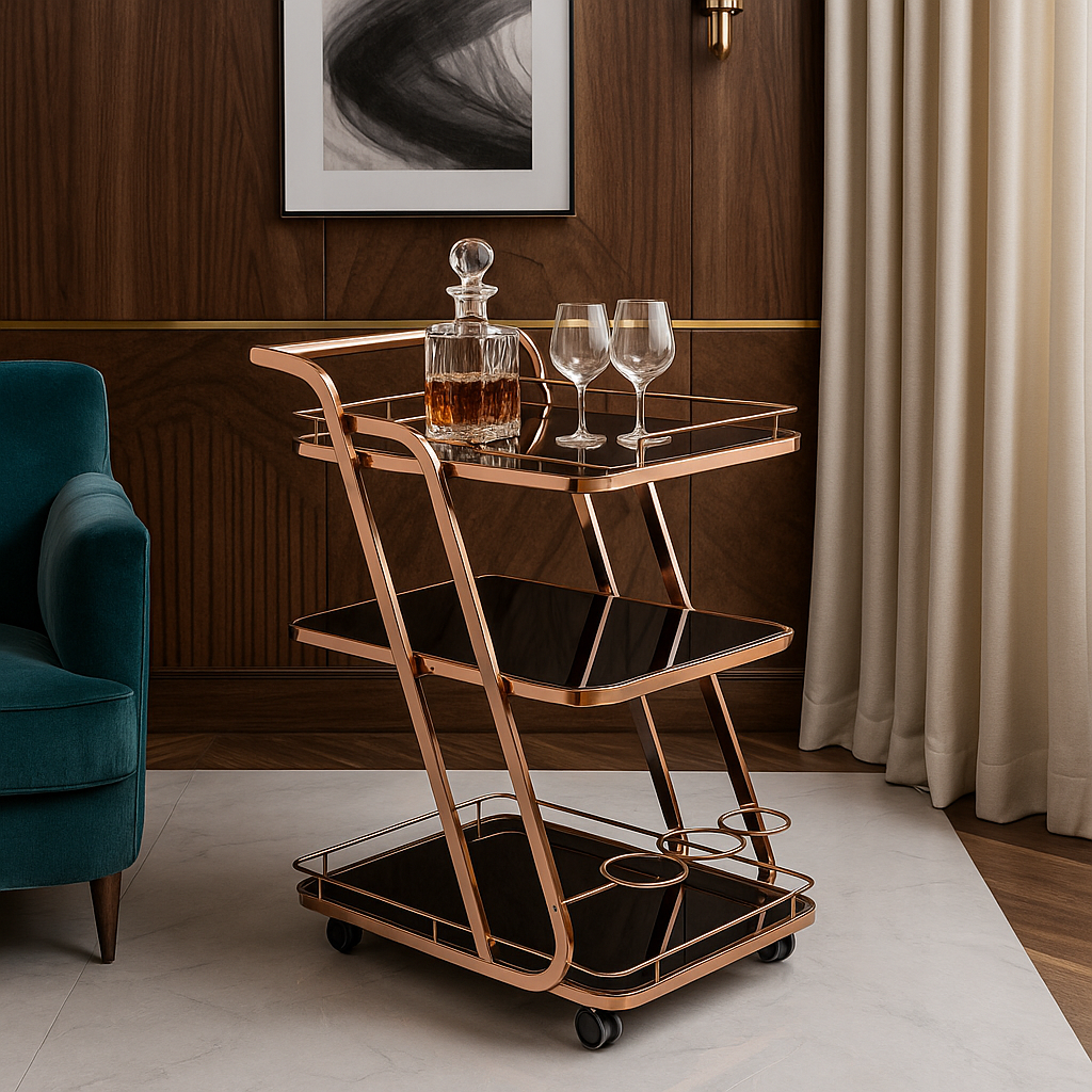 Rosario Luxe Serving Trolley
