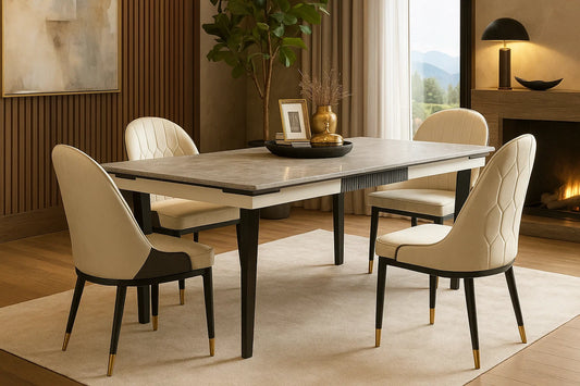 Elara GlacierEdge Dining Table Set