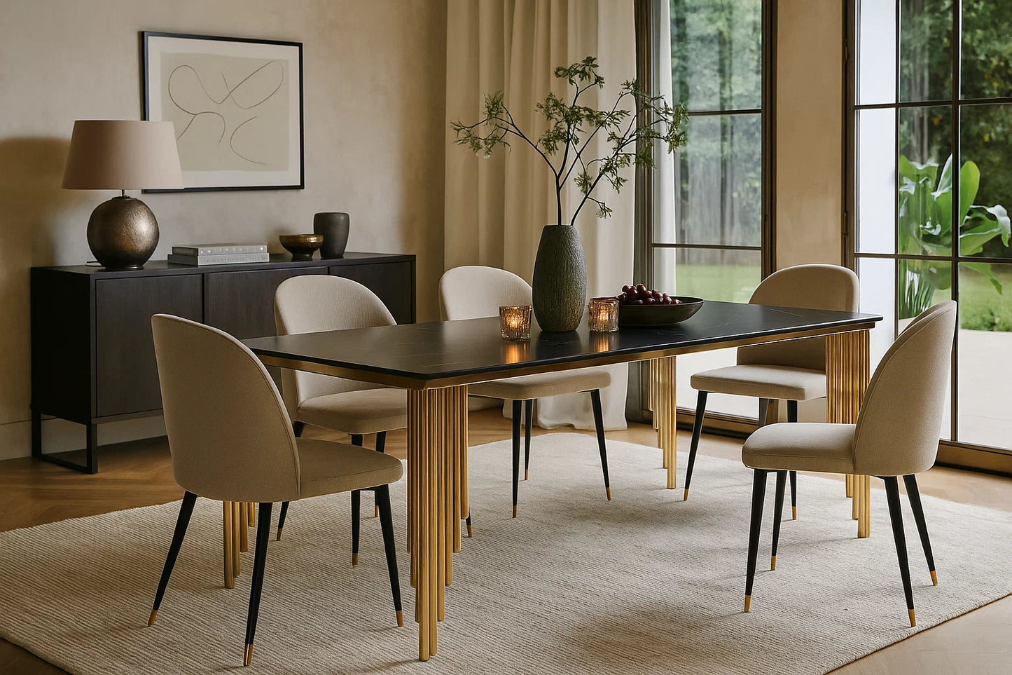 Nocturne Cascade Dining Table