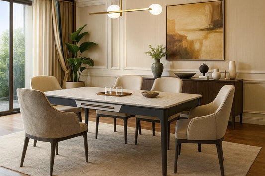 Ivory Glide Dining Table