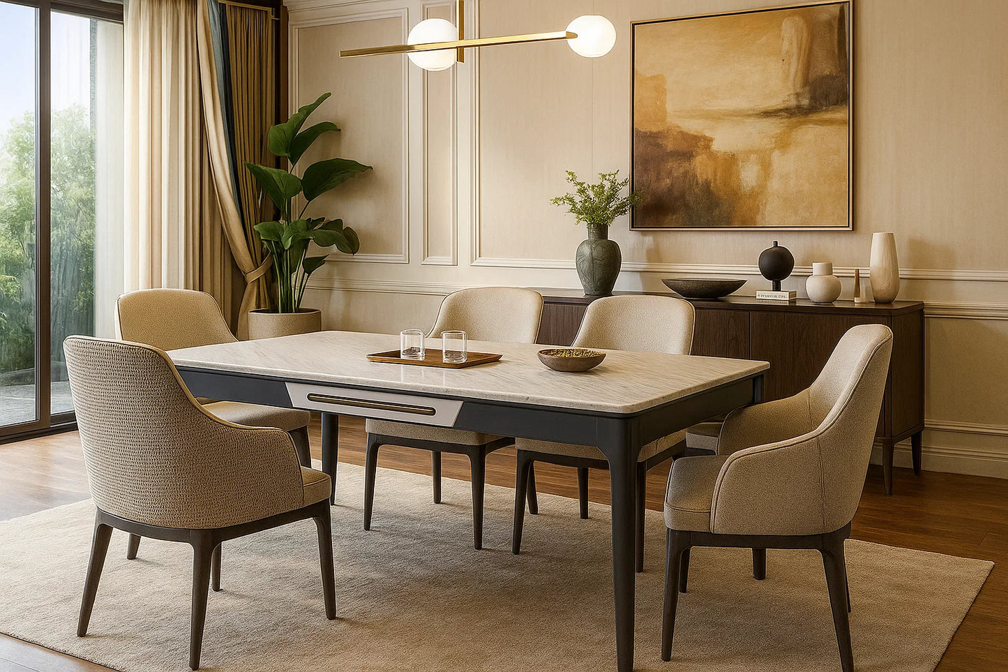 Verro Slate Dining Table