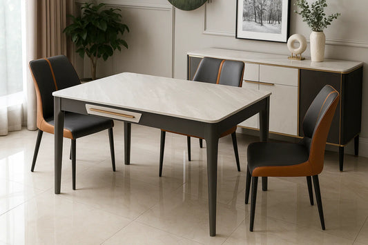 Aureon DuoStone Dining Set