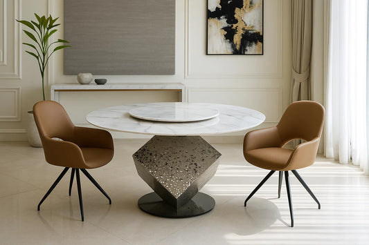 Astra Marquina 2 Seater Dining Set