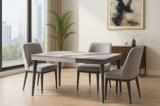 Luxury Dining room with a table and chairs.