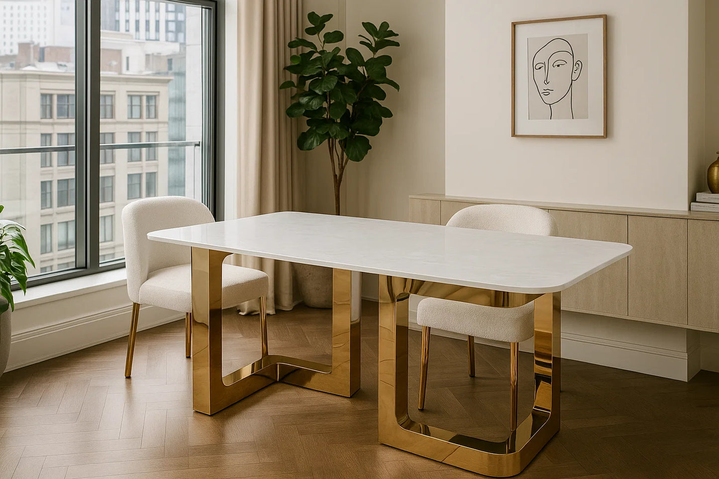 Aurora Frame Dining Table