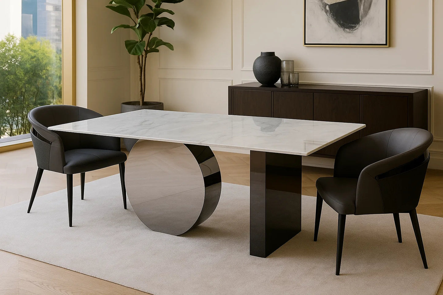 Celesta Orb 6 Seater Dining Set