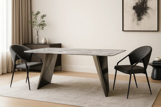 Obsidian Prism 2 Seater Dining set