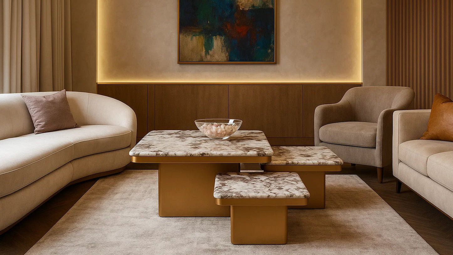 Quadrille Trine Center Coffee Table