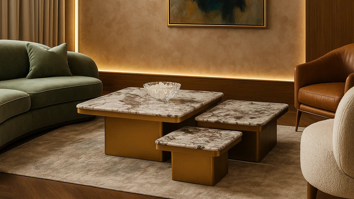 Quadrille Trine Center Coffee Table