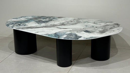 Orion Oval Marble Center Coffee Table