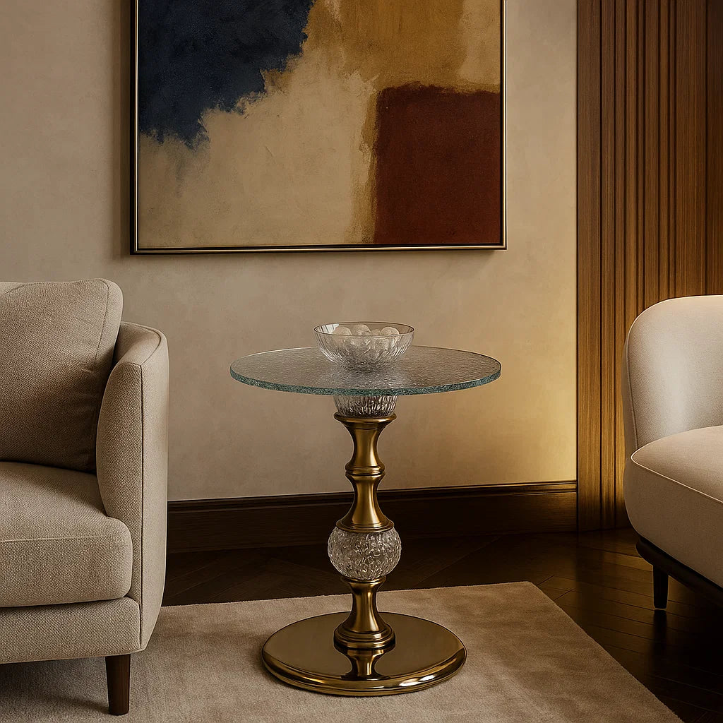 Champagne Gem Side Table