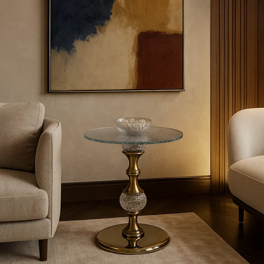 Champagne Gem Side Table