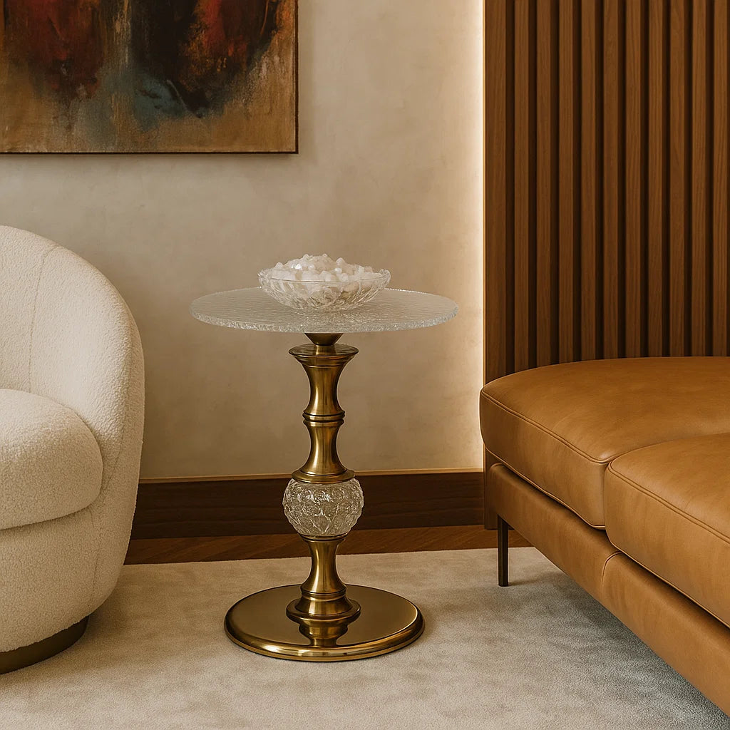 Champagne Gem Side Table