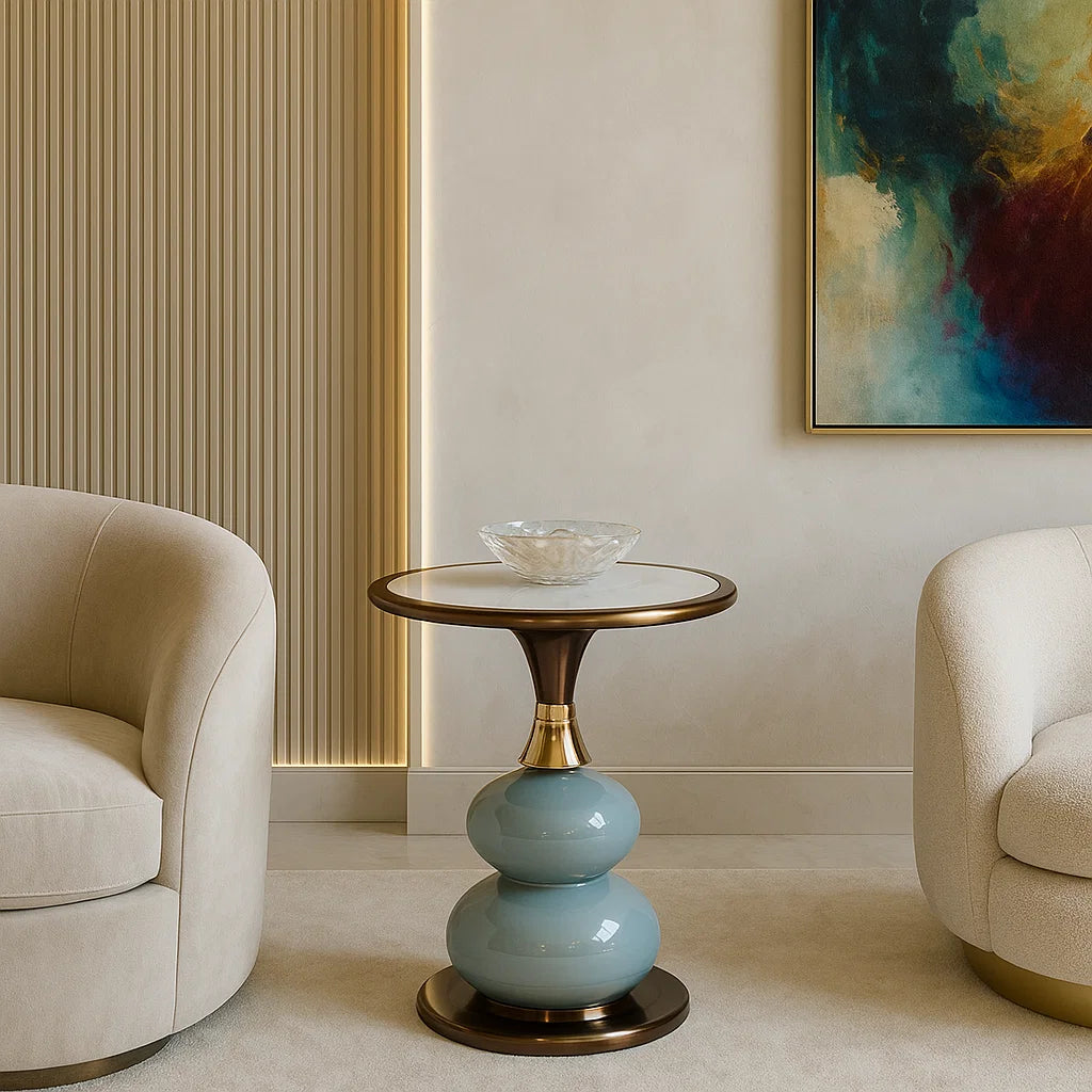 Aeroform Marble Side Table