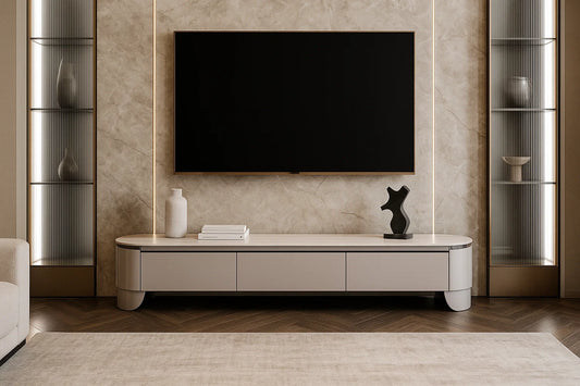 Astra Pearl Minimal Marble LCD Stand