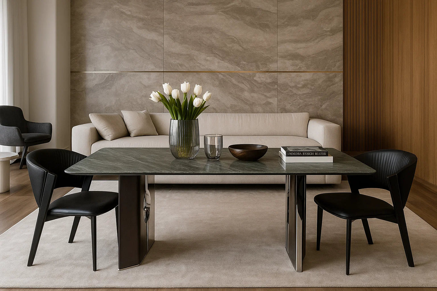 Slate Icon Contemporary Dining Table