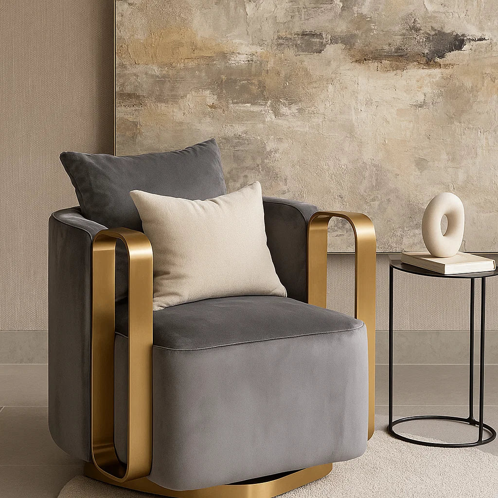 Velvet Monarch Leisure Lounge Chair