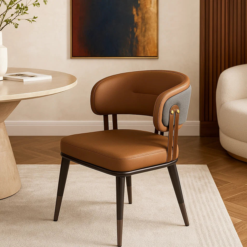 Verde Brass Designer Dining Chair