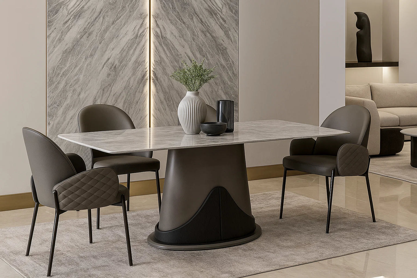 Orvessa Marble Dining Table